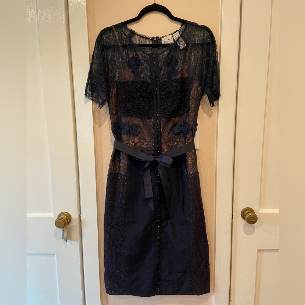 Byron Lars Beguile Carissima Dress NAVY